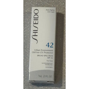 Shiseido Urban Environment Oil Free UV Protector SPF 42 - 7ml 0.23oz Travel Mini